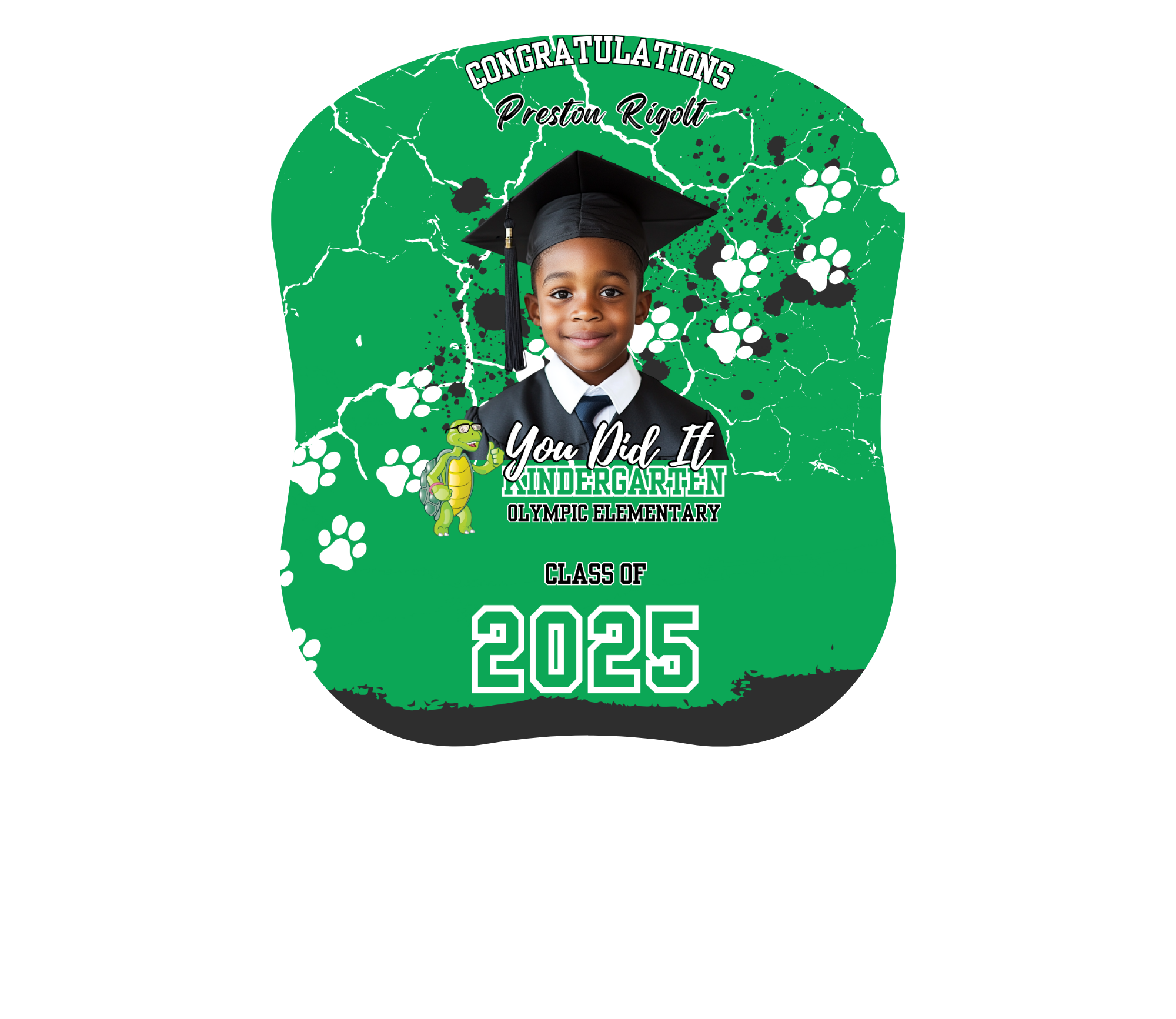Custom Graduation Fan