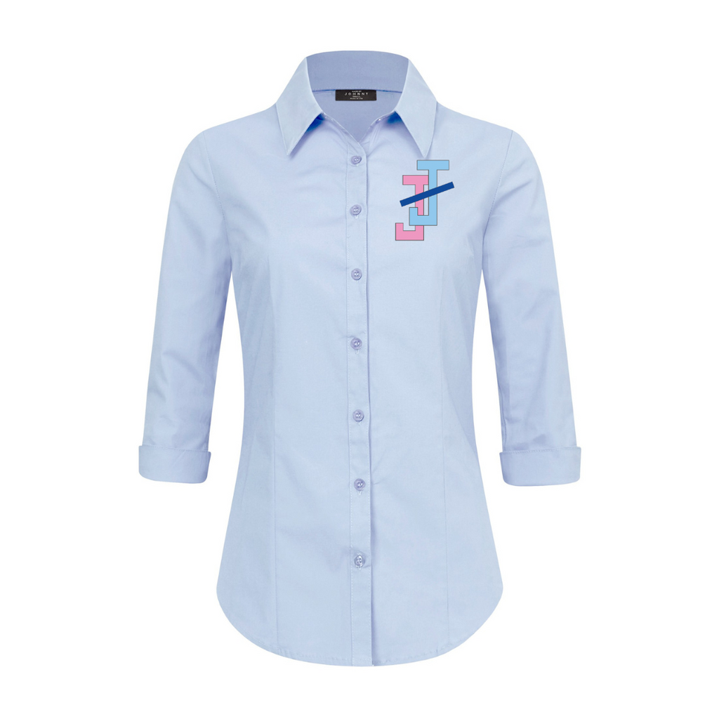 Naura Button Collar Shirt