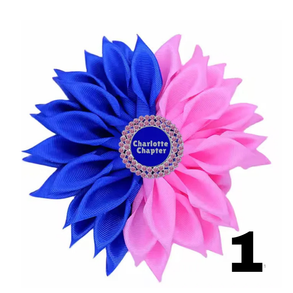 Custom Chapter Silk Ribbon Brooch