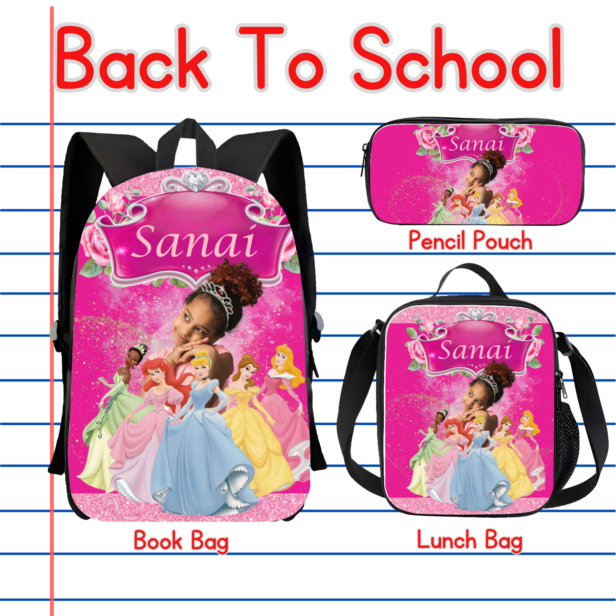 Custom Book Bag Sets