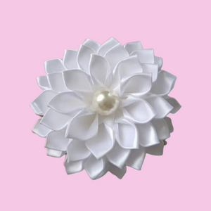 White on White Pearl Brooch