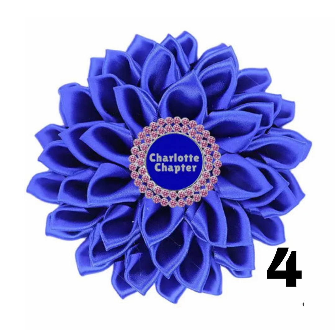 Chapter Ribbon Custom Chapter Silk Ribbon Brooch – B. Wear Boutique