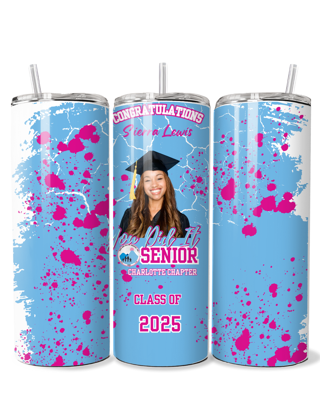 Jack and Jill Graduation Tumbler