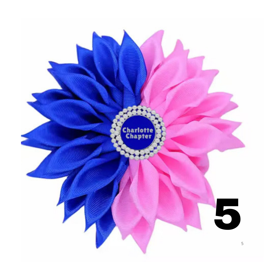 Chapter Ribbon Custom Chapter Silk Ribbon Brooch – B. Wear Boutique