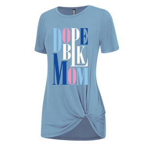 Niya Knot Shirt (Dope BLK Mom)