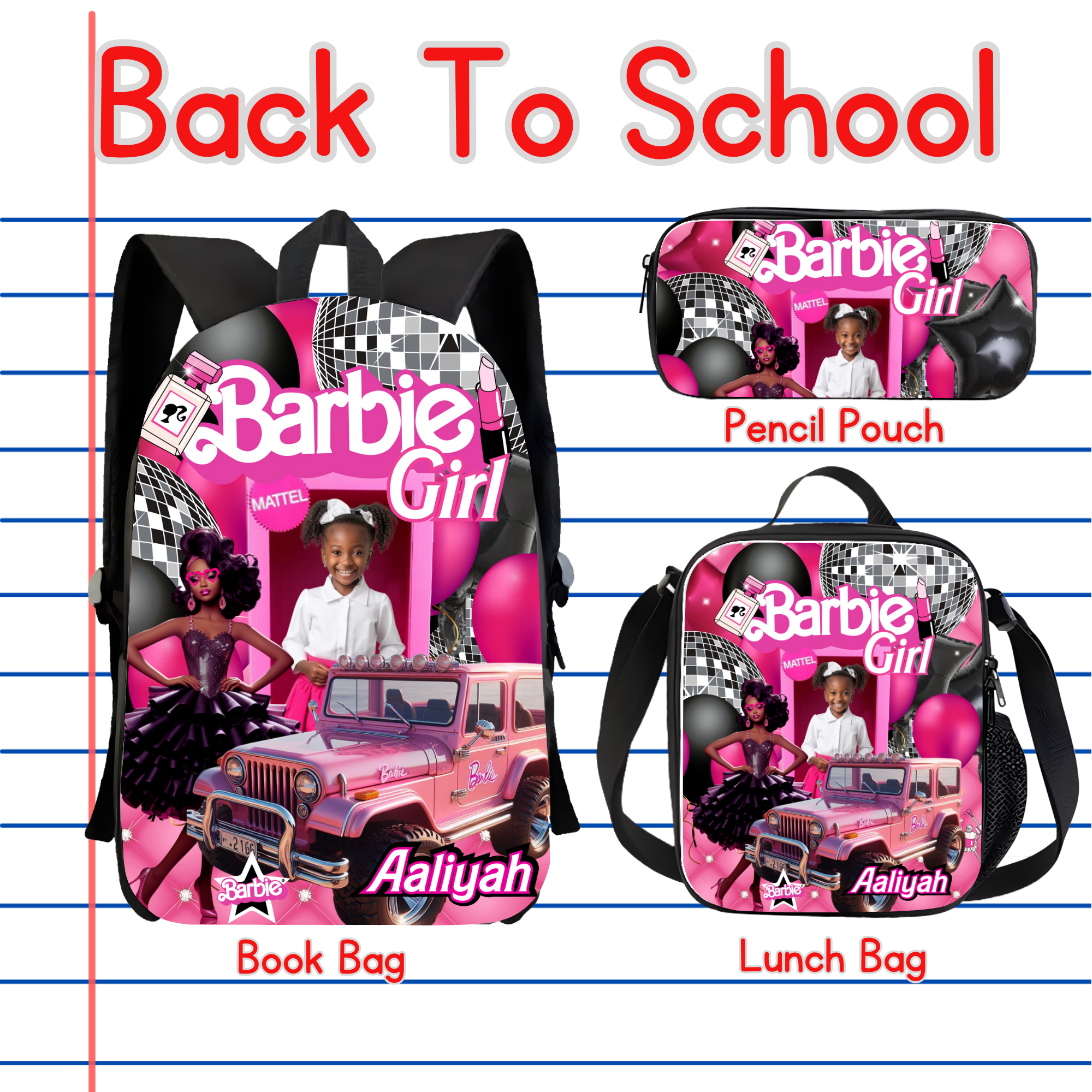 Custom Book Bag Sets