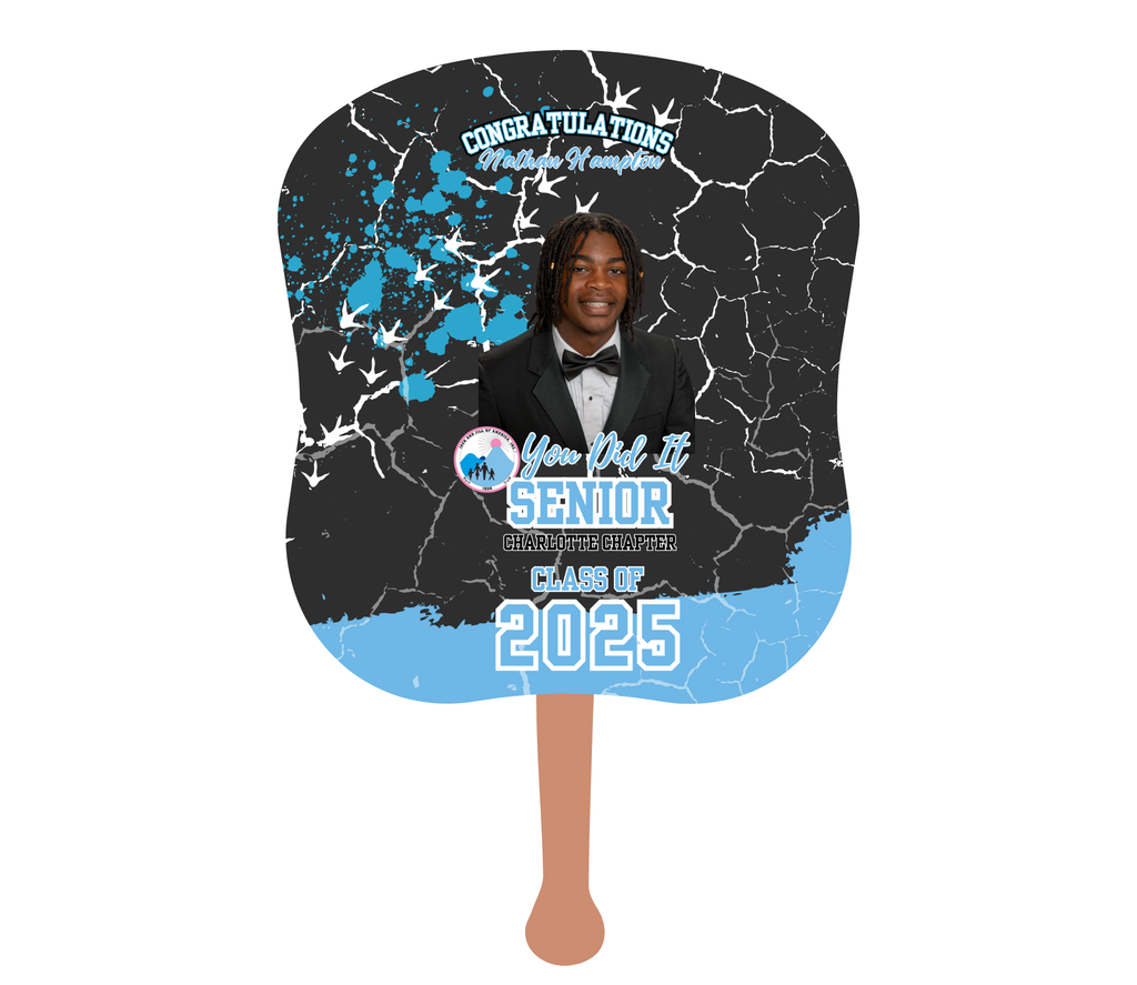 Jack and Jill Custom Graduation Fan