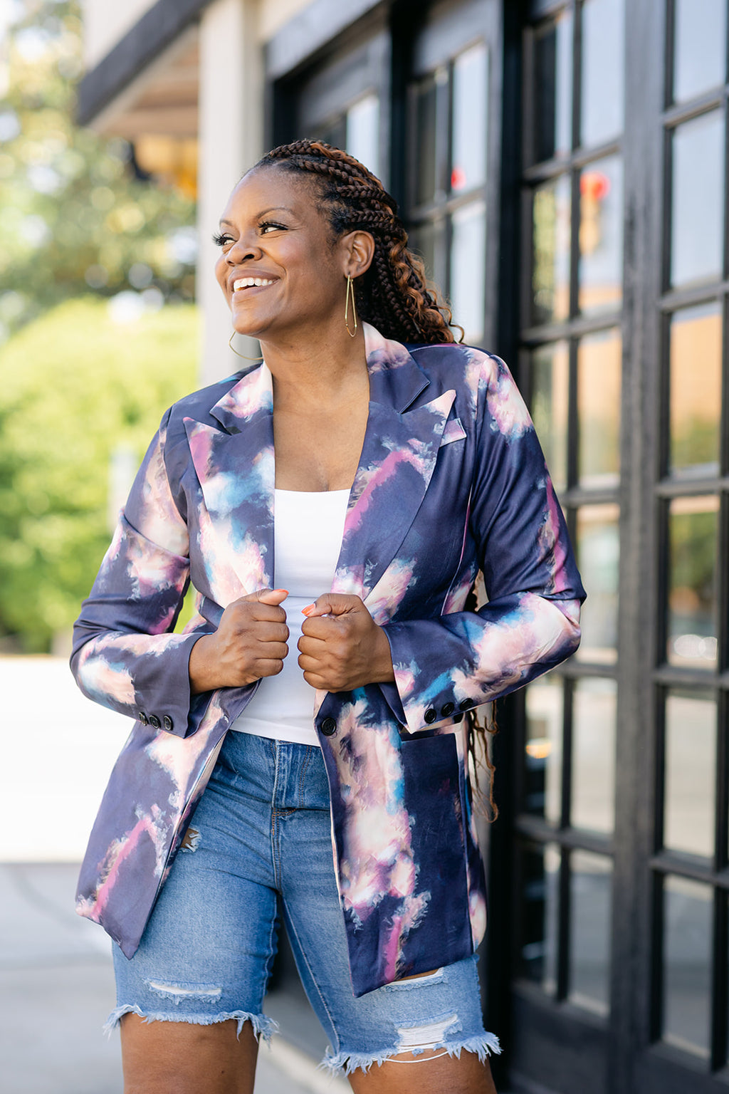 Tie Dye Tina Blazer