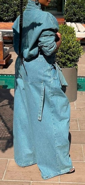 Gutsy 2-Piece Jean Set