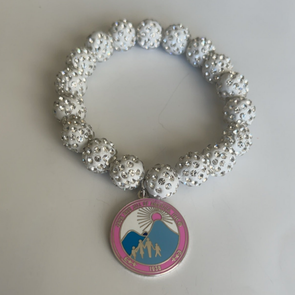 White w/ Dangle Logo