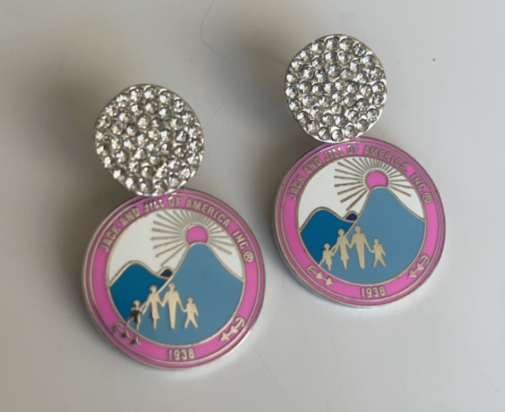 Dangle Logo Earrings