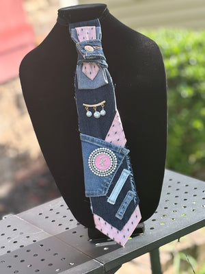 Diva Denim Neck Tie