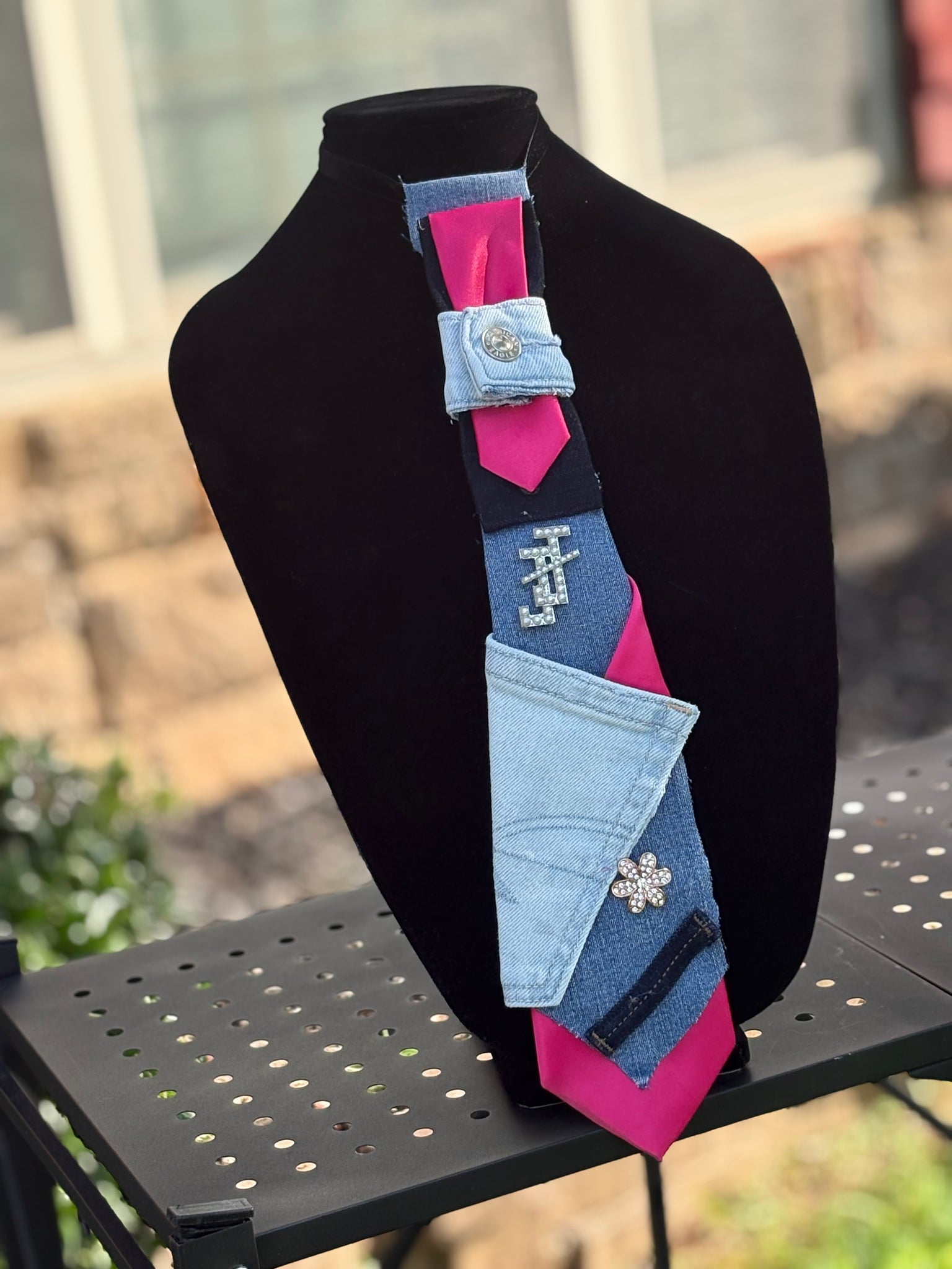Diva Denim Neck Tie
