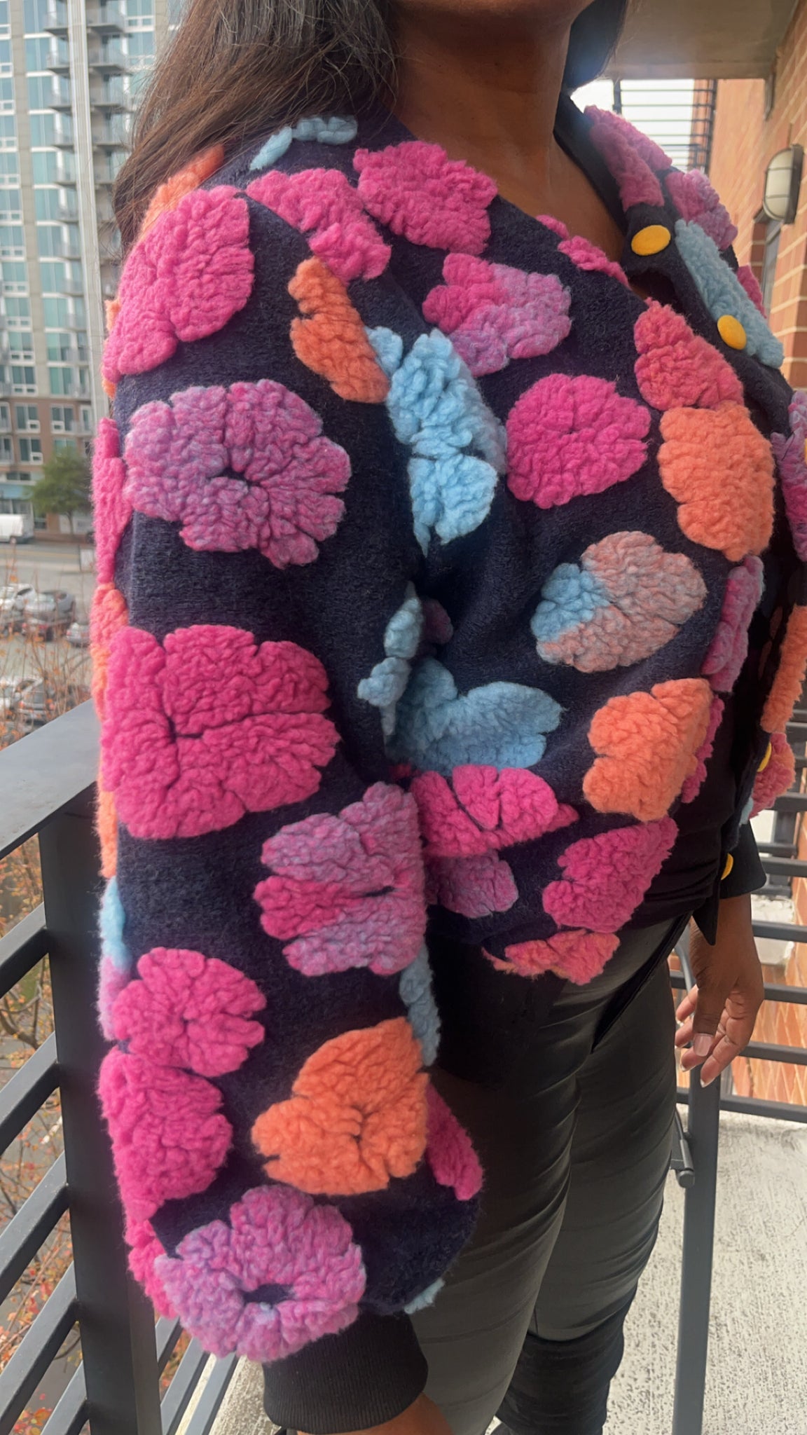 Striking Sweater-Pink & Blue