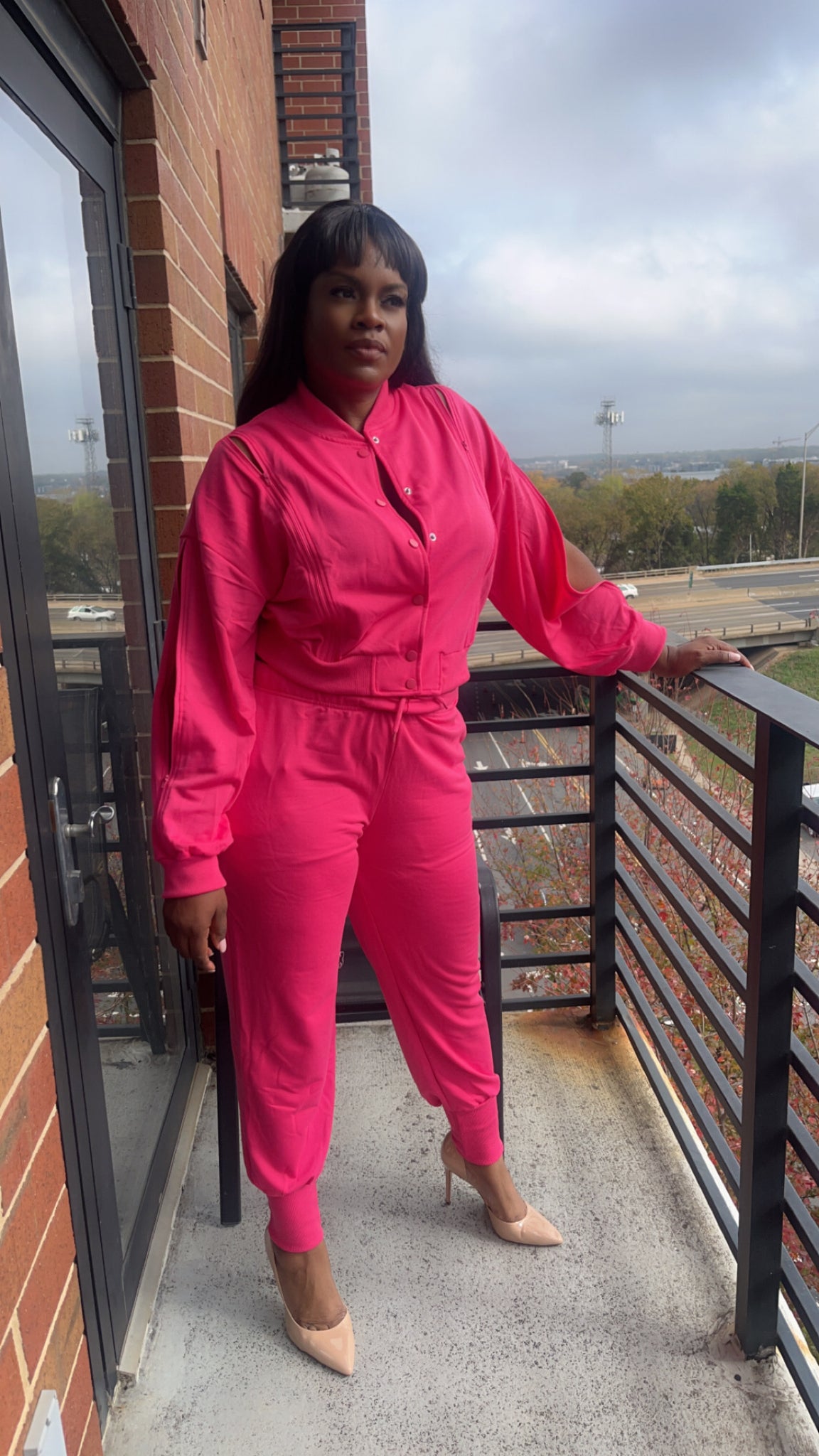 Powerful 2 Piece Pink Set