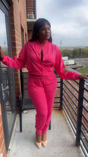 Powerful 2 Piece Pink Set