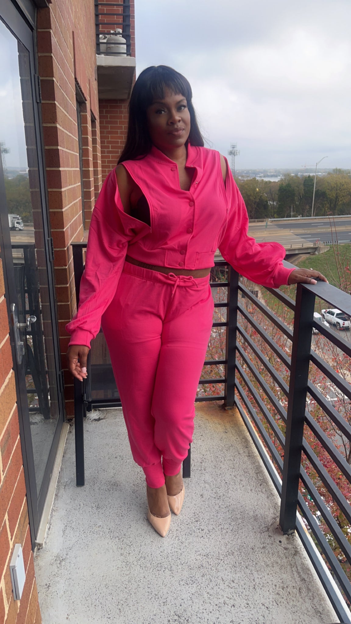 Powerful 2 Piece Pink Set