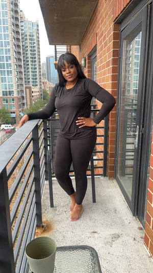 Confident Comfortable 2 Piece-Black