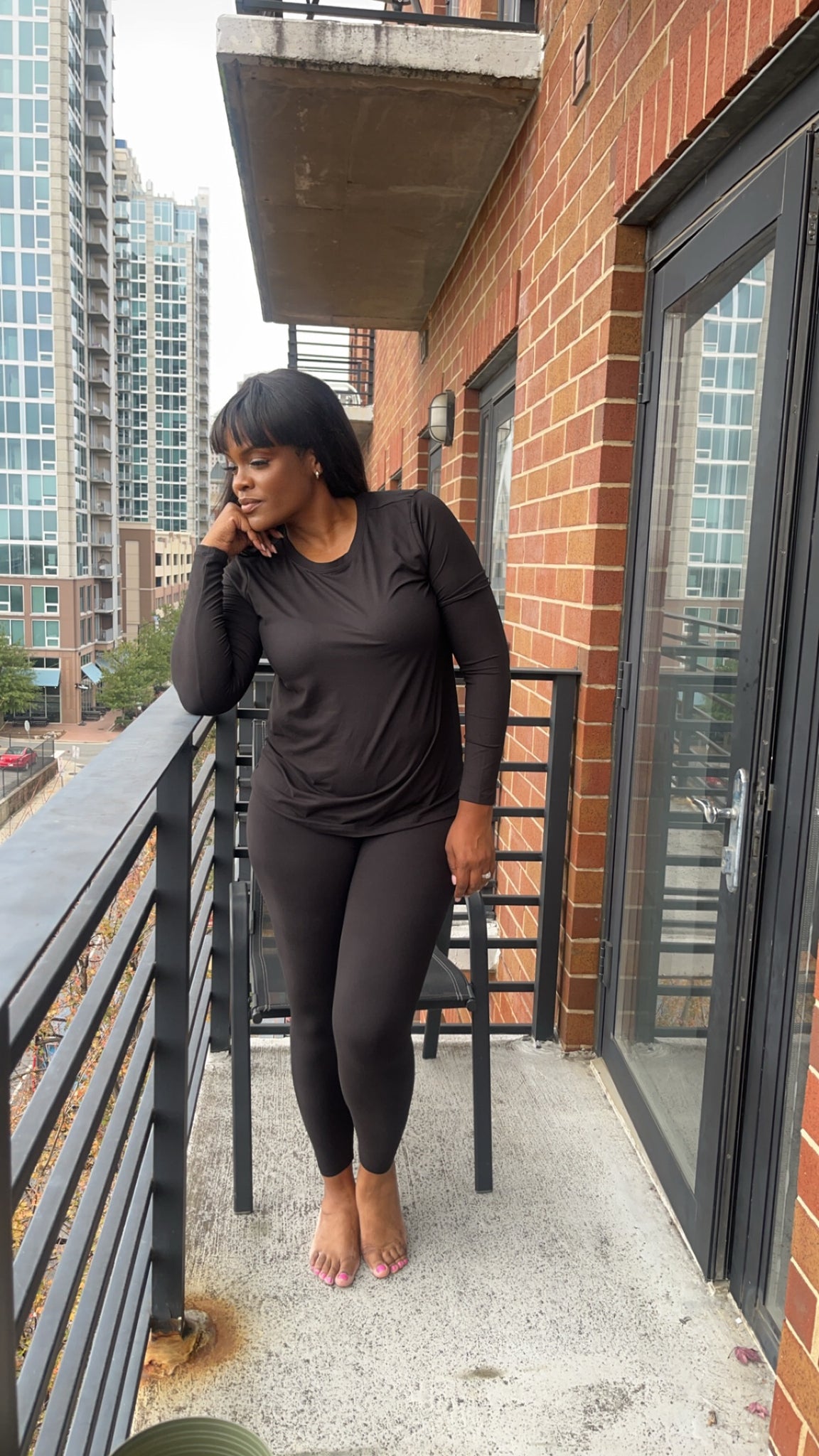 Confident Comfortable 2 Piece-Black