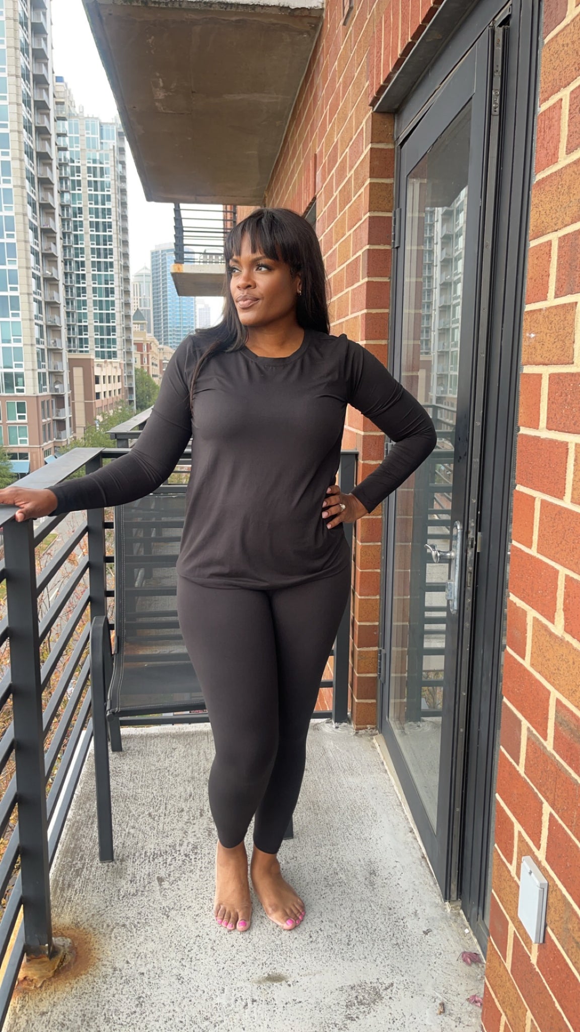 Confident Comfortable 2 Piece-Black