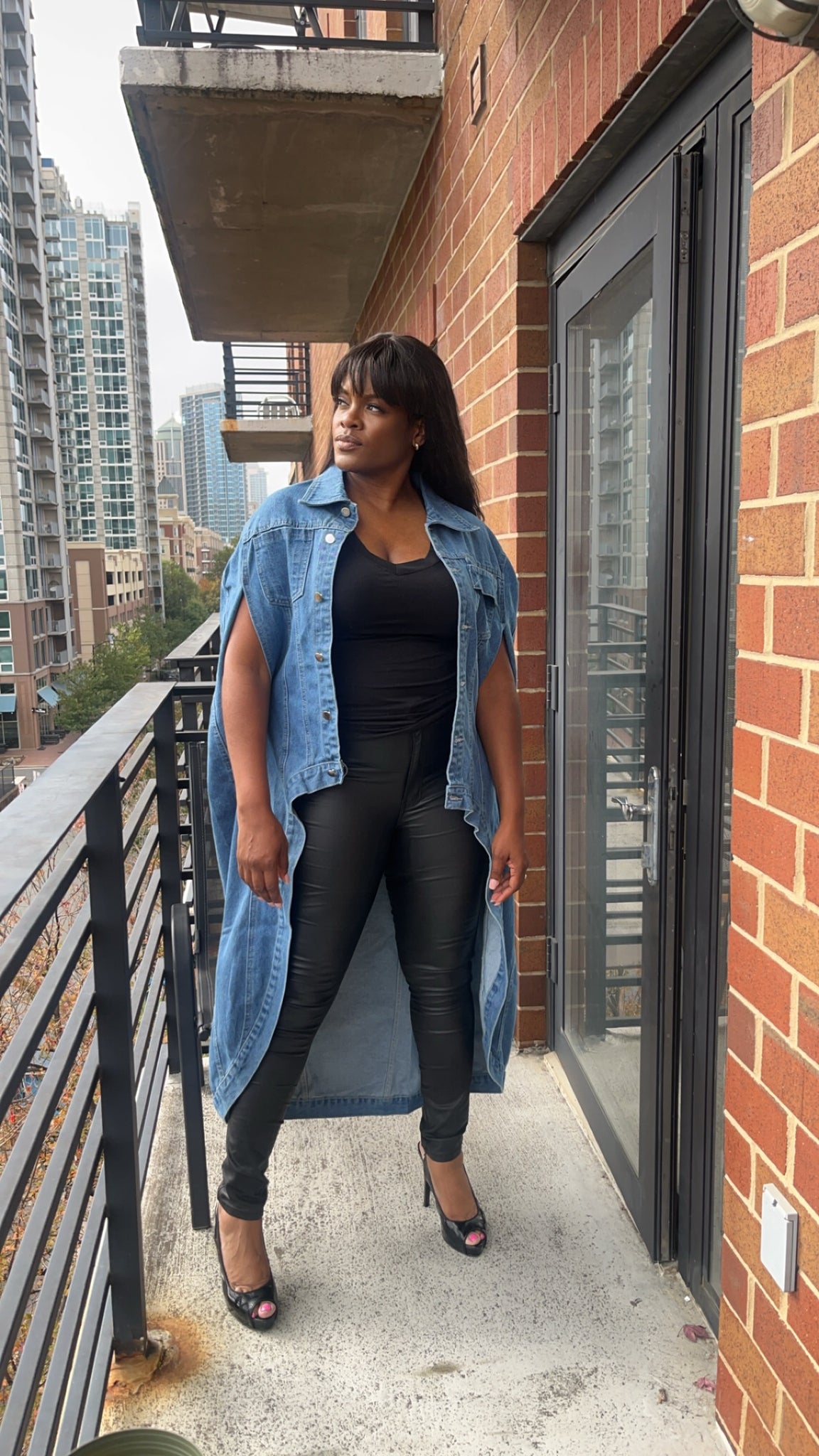 Heroic Hi-Lo Denim Duster