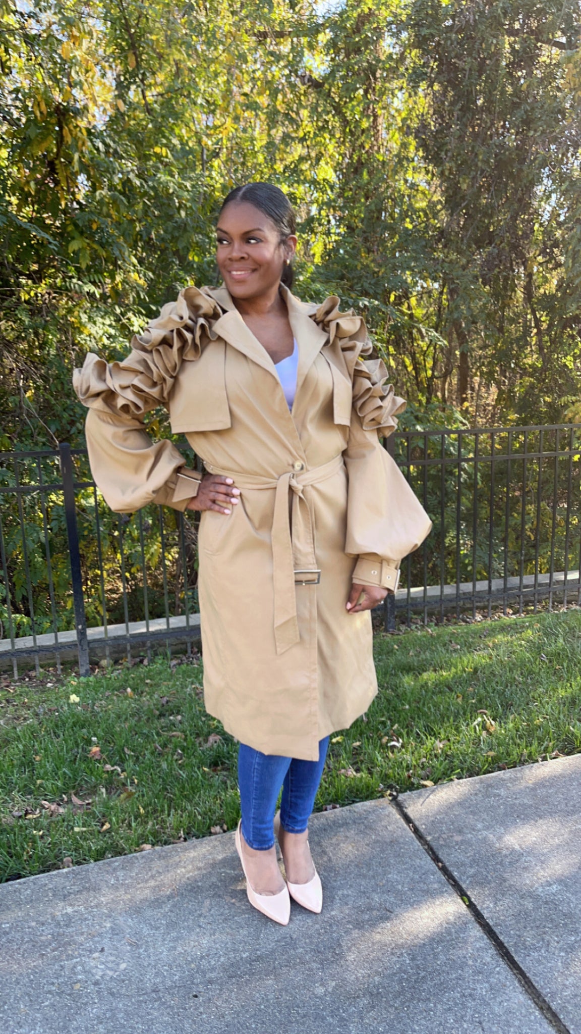 Venturesome Ruffle Trench