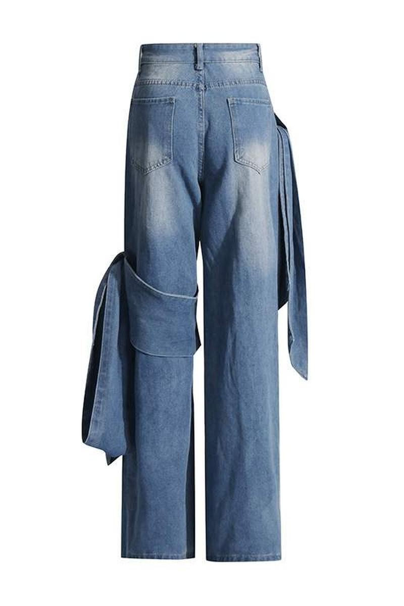 Laced Up Jeans