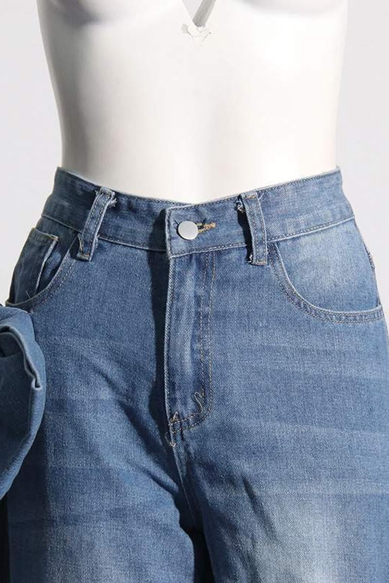 Laced Up Jeans