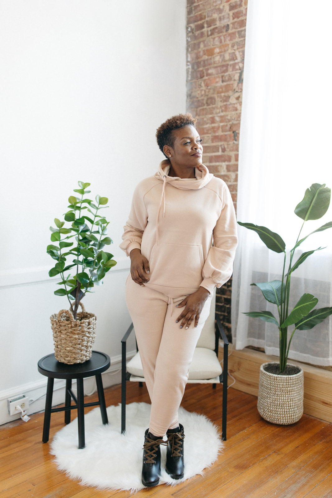 Ya Ya Joggers-Dusty Blush