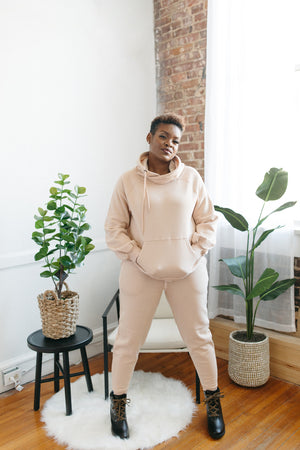 Ya Ya Joggers-Dusty Blush