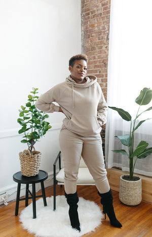 Ya Ya Joggers-Ash Mocha